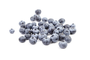 Blueberry sweet blue berries isolated on white