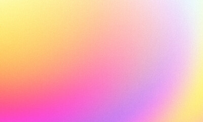 Obraz premium Abstract pastel holographic blurred grainy gradient background texture. Colorful digital grain soft noise effect pattern. Lo-fi multicolor vintage retro design.