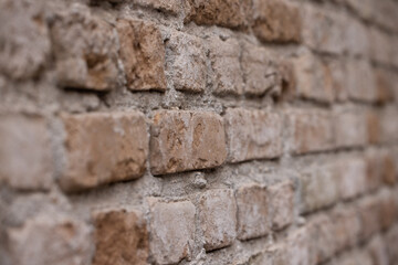 old brick wall close up