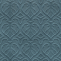 Embossed from buffalo leather. The pattern on the skin. Textured background from close-up shooting of blue leather for your work. 3D-rendering