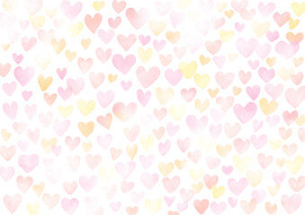 ピンク色の小さなハート模様