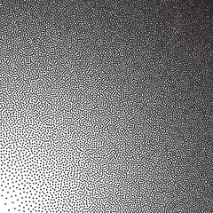 Stochastic raster halftone gradient print