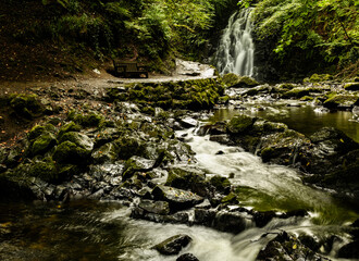 Glenoe Waterfall, Larne, Ballycarry 
