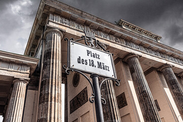 Obraz premium Platz des 18.März Berlin