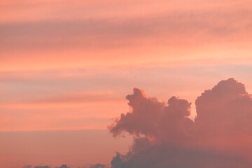 Pinky sunset clouds