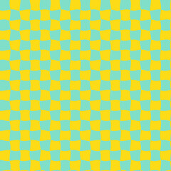 Distorted squares of a chessboard - background illustration.