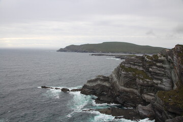 Fototapeta na wymiar Las Islas Skellig son dos pequeñas y empinadas islas rocosas. Irlanda.