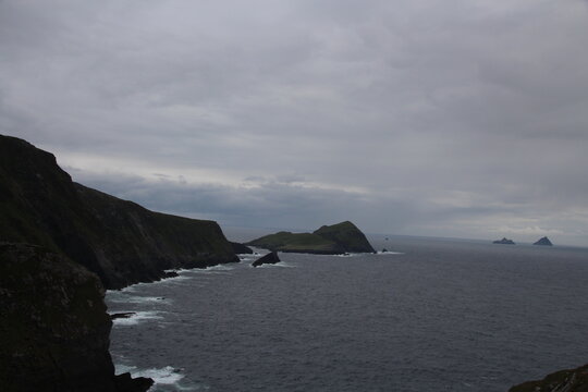 Las Islas Skellig son dos peque&ntilde;as y empinadas islas rocosas. Irlanda.