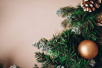 christmas decoration on a background. newyear. christmas