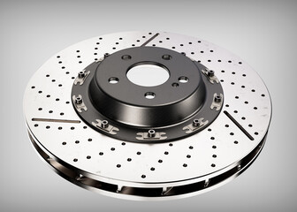 3D render of the front brake disc