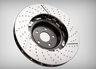3D render of the front brake disc