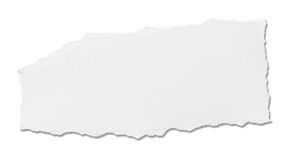 white paper ripped message torn
