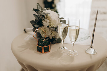 wedding reception table