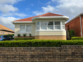Suburban federation residential house in Sydney NSW Australia