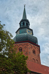 Historischer Kirchturm in Stade