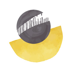 Line art minimal abstract organic shapes for decoration design. Modern trendy background. 