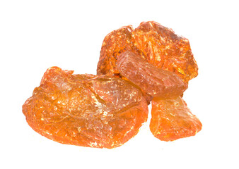 rosin isolated on white background