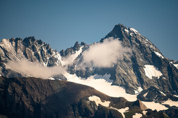 The Grossglockner in the center of the national park Hohe Tauern