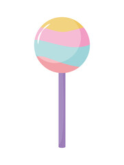 candy in stick