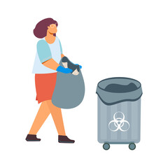 Flat Streets Cleaning Icon