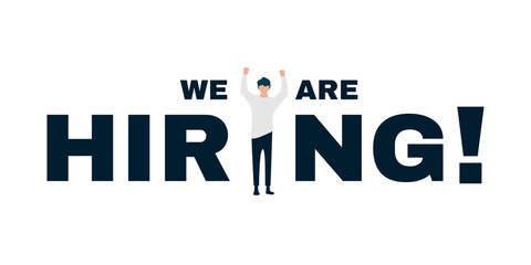 We are hiring concept illustration