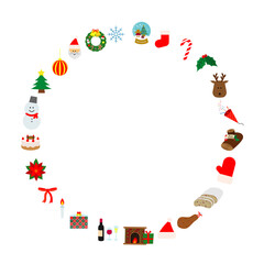 クリスマスのイラストセット