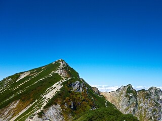 日本の山　唐松岳　9月