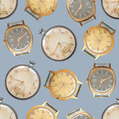Pattern from old watches. Old clock.