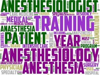 anesthesiology typography, wordcloud, wordart, anesthesiology,medical,medicine,hospital,health