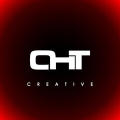 OHT Letter Initial Logo Design Template Vector Illustration