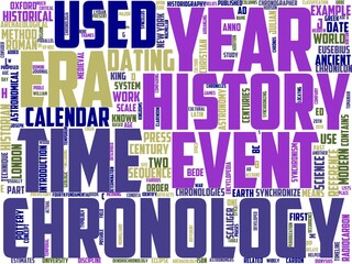 chronology typography, wordart, wordcloud, time,timeline,history,business