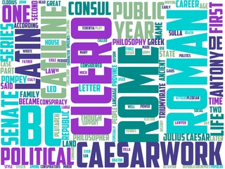 cicero typography, wordart, wordcloud, cicero,roman,lawyer,art