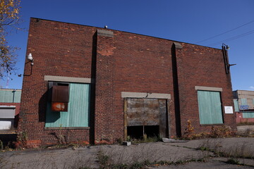 abandoned factory building