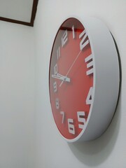 wall clock on a wall