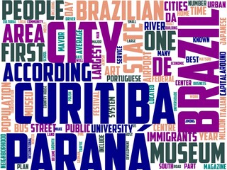 curitiba typography, wordart, wordcloud, curitiba,city,travel,tourism