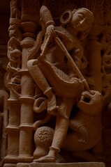Beautiful Sculpture in the Jain Temple