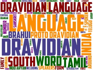 dravidian typography, wordart, wordcloud, tamil,nadu,hinduism,ancient
