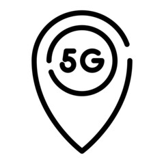 location 5g icon