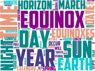 equinox typography, wordart, wordcloud, equinox,background,season,sun - obrazy, fototapety, plakaty