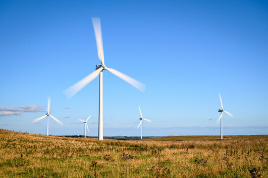 Green Rigg Wind Turbines, which is an 18 turbine onshore Wind Farm located near Sweethope Loughs in Northumberland, England