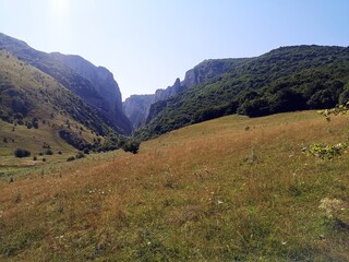 Turda gorge Cheile Turzii is a natural reserve on Hășdate River situated near Turda close to Cluj-Napoca, in Transylvania, Romania, Europe