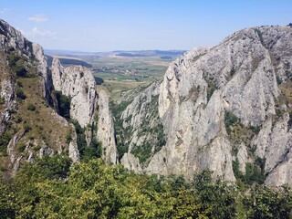 Turda gorge Cheile Turzii is a natural reserve on Hășdate River situated near Turda close to Cluj-Napoca, in Transylvania, Romania, Europe