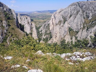 Turda gorge Cheile Turzii is a natural reserve on Hășdate River situated near Turda close to Cluj-Napoca, in Transylvania, Romania, Europe