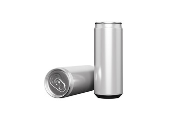 aluminum can isolated on white background