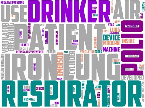 iron lung typography, wordart, wordcloud, iron,health,medical,lung