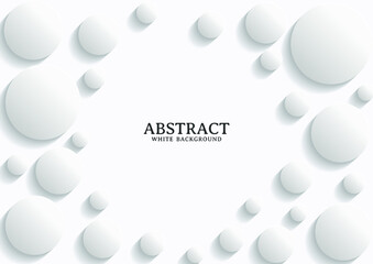 Abstract white and grey circle background texture