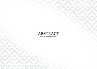 Abstract white and grey geometric background texture