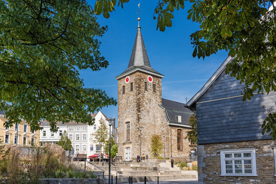Die alte Kirche am Offers in Velbert; Nordrhein-Westfalen; Deutschland