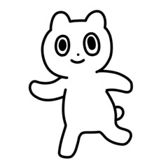 あるく生き物（白）