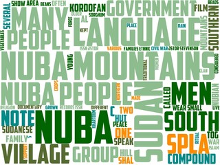 nuba typography, wordcloud, wordart, nuba,aswan,colorful,culture - obrazy, fototapety, plakaty